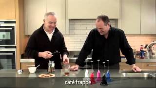 How to make a frappé coffee using an aerolatte milk frother [upl. by Aikin807]