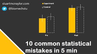 Ten Statistical Mistakes in 5 Min [upl. by Kellina92]