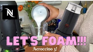 How To Foam Milk With Aeroccino 3 Make Coffee With Foam Tips amp Tricks  Easy Foamed Latte Recipe [upl. by Violante]