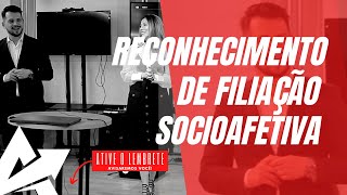 DIREITO DE FAMÍLIA Reconhecimento de filiação socioafetiva [upl. by Eylrac]