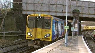 Half an Hour at 216  Birkenhead North Station 1022017  Class 507 508 terminus [upl. by Lilah]