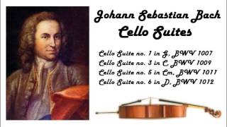 Johann Sebastian Bach  Cello suites in 432 Hz great for reading or studying [upl. by Ira456]