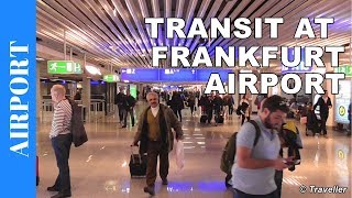 TRANSIT WALK AT FRANKFURT Airport FRA Terminal 1  Connection Flight Transfer Arriving amp Departing [upl. by Goldsworthy619]