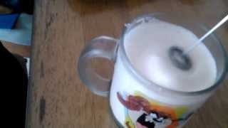 Aerolatte Review Frothing Cold Milk In Under 1 Minute [upl. by Hope]